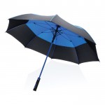 Parapluie anti-tempête bicolore couleur bleu cinquième vue