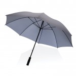Parapluie manuel de grande taille couleur gris foncé cinquième vue
