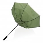 Parapluie manuel de grande taille couleur vert foncé troisième vue