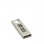 Clé USB métallique tendance et moderne avec zone d'impression