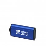 Clé USB personnalisée coulissante en couleurs avec zone d'impression