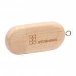 Superbe clé USB personnalisable en bois avec logo