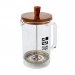 Machine à café à piston pour 3 cafés avec zone d'impression