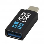 Adaptateur publicitaire USB-C avec 3.0 avec zone d'impression