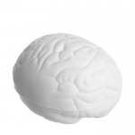 Balle anti-stress en forme de cerveau avec zone d'impression