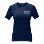 T-shirt floqué écologique pour femmes avec zone d'impression