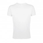 T-shirt à col rond pour la publicité couleur blanc