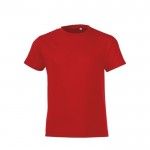 T-shirt avec une taille enfant à offrir couleur rouge