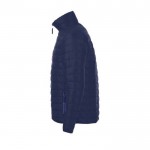 Veste chaude pour cadeaux personnalisés couleur bleu foncé vue latérale