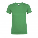 T-shirt femme en coton pour entreprises couleur vert