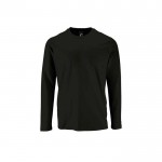 T-shirt à manches longues 100% coton 190 g/m2 SOL'S Imperial couleur noir troisième vue