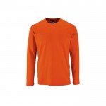 T-shirt à manches longues 100% coton 190 g/m2 SOL'S Imperial couleur orange