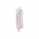 Polo manches longues homme 100% coton 180 g/m2 SOL'S Perfect couleur blanc vue latérale