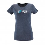 T-shirt femme à imprimer avec logo avec zone d'impression