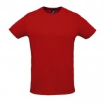 T-shirt unisexe pour cadeaux d'entreprise couleur rouge