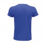 T-shirt durable à offrir aux clients couleur bleu roi vue arrière