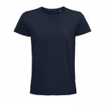 T-shirts durables avec logo à offrir couleur bleu marine