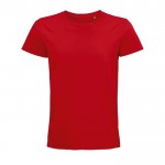 T-shirts durables avec logo à offrir couleur rouge