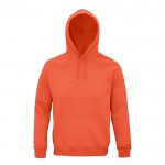 Sweat personnalisé à capuche éco 280 g/m2 couleur orange