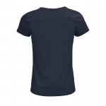 T-shirt cadeau en 100% coton bio couleur bleu marine vue arrière