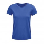 T-shirt cadeau en 100% coton bio couleur bleu roi