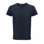T-shirt éco pour cadeaux d'entreprise couleur bleu marine