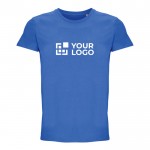 T-shirt unisexe en coton avec col rond SOL'S Crusader 150 g/m² vue avec zone d'impression