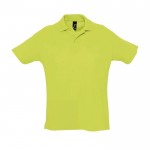 Polo en coton personnalisé avec la marque couleur vert clair