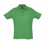 Polo en coton personnalisé avec la marque couleur vert