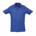 Polo avec logo pour vêtements d'entreprise couleur bleu roi