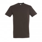 T-shirt basique personnalisable pour cadeaux couleur marron foncé