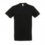 T-shirt basique personnalisable pour cadeaux couleur noir
