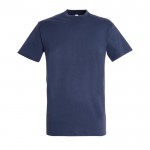 T-shirt basique personnalisable pour cadeaux couleur bleu jean