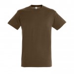 T-shirt basique personnalisable pour cadeaux couleur marron