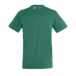 T-shirt basique personnalisable pour cadeaux couleur vert émeraude vue arrière