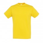 T-shirt basique personnalisable pour cadeaux couleur jaune foncé