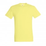 T-shirt basique personnalisable pour cadeaux couleur jaune clair