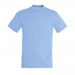 T-shirt basique personnalisable pour cadeaux couleur bleu pastel