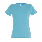T-shirt coupe femme personnalisable couleur bleu ciel
