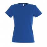 T-shirt coupe femme personnalisable couleur bleu roi