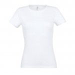 T-shirt coupe femme personnalisable couleur blanc