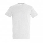 T-shirt basique à imprimer avec le logo couleur gris clair chiné
