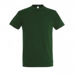 T-shirt basique à imprimer avec le logo couleur vert foncé