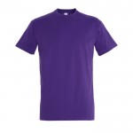T-shirt basique à imprimer avec le logo couleur violet