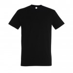 T-shirt basique à imprimer avec le logo couleur noir