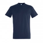 T-shirt basique à imprimer avec le logo couleur bleu marine