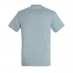 T-shirt basique à imprimer avec le logo couleur bleu gris vue arrière