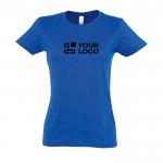 T-shirt femme personnalisé pour marque avec zone d'impression