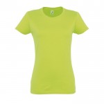 T-shirt femme personnalisé pour entreprise couleur vert clair