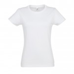 T-shirt femme personnalisé pour entreprise couleur blanc